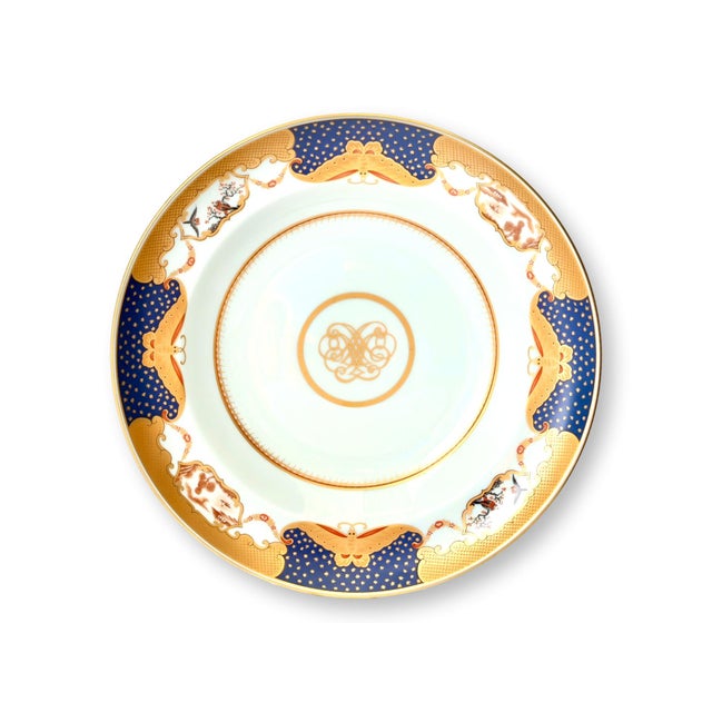 Mottahedeh Mottahedeh Golden Butterfly Soup Bowls, Set of 8 For Sale - Image 4 of 4