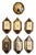 Vintage 1960s Jewelbrite Botanical & Bird Christmas Ornaments — Set of 14 For Sale - Image 11 of 14