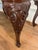 Pair of Vintage Louis XV Style Carved Wood Stools in Schumacher Salisbury Chintz For Sale In Dallas - Image 6 of 7