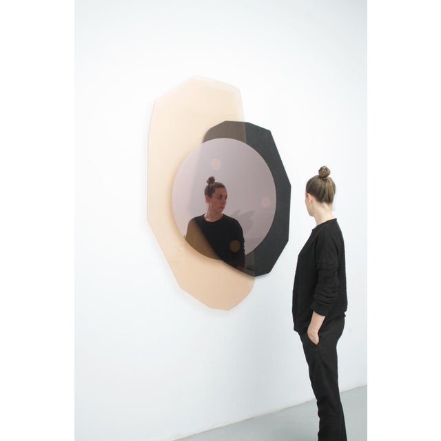 Contemporary Glass Repeated Mirror II by Os and Oos For Sale - Image 3 of 18