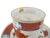 Imari Butterfly & Flower Gold Porcelain Demitasse Cup & Saucer Set of 2 For Sale - Image 9 of 11