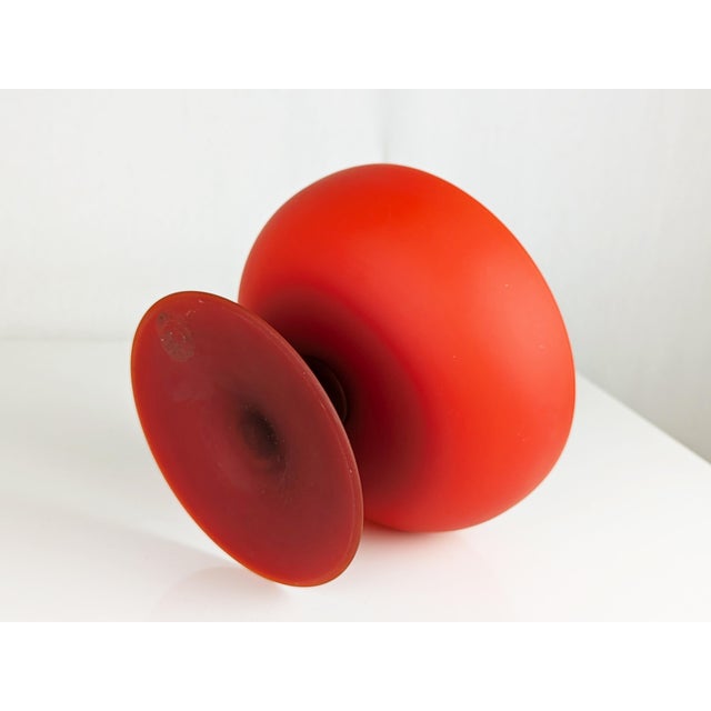 Italian Red and White Murano Glass Bowl by Carlo Moretti, 1959 For Sale - Image 9 of 13