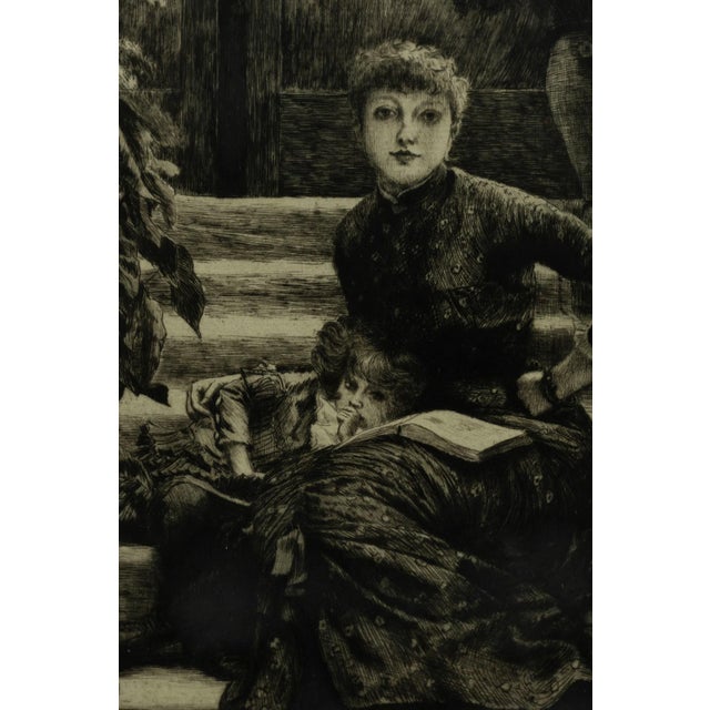 James Jacques Tissot La Soeur Ainee 1881 Etching and Drypoint on Laid Paper For Sale In Detroit - Image 6 of 7