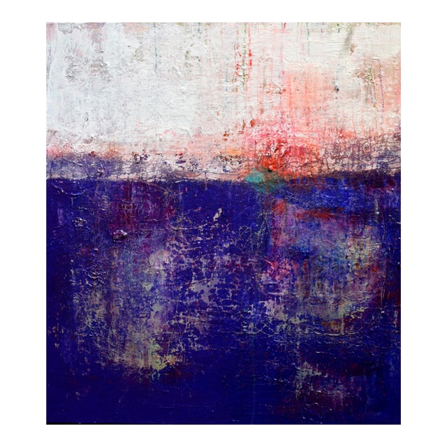 "Purple Haze" Mixed Media Painting For Sale