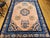 Taupe Early 20th Century Art Deco Chinese Rug, Handwoven Wool Pile, Apricot & Navy, Lotus Motif, 8' x 11' For Sale - Image 8 of 18
