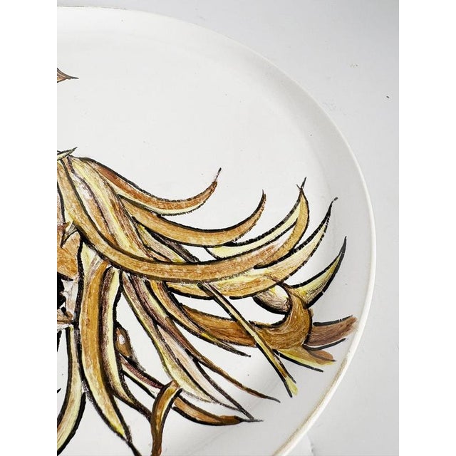 Black Ceramic Plate with Rams Head Decoration, France, 1990s For Sale - Image 8 of 11