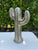 Vintage Sculptural Ceramic Cactus Sculpture in Mottled Desert Glaze, 15.5” For Sale - Image 4 of 8