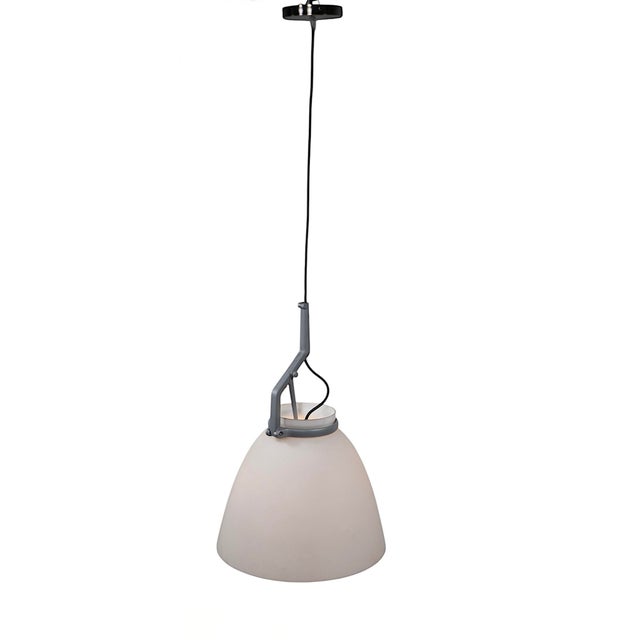 Classic Post Modern, Space Age Italian lighting designed by Paolo Rizzatto for Luce Plan. Designed in the 1970's.this...