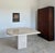 Minimalist Postmodern "Teardrop" Travertine Marble Dining Table Fluted Carved Base (Italy) For Sale - Image 9 of 16
