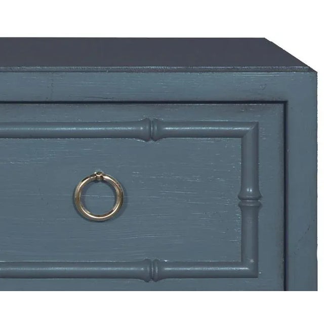 Chinoiserie Casa Cosima Emma Nightstand, Hale Navy For Sale - Image 3 of 4