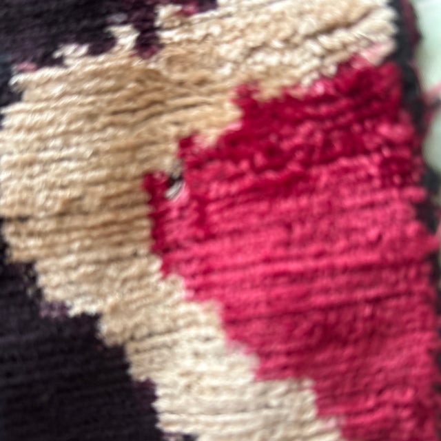 2010s Les Ottomans Hand Woven Silk Velvet Fabric 26” X 90” For Sale - Image 5 of 9
