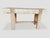 Andrianna Shamaris Impressive Teak Wood Log Style Console Table For Sale - Image 4 of 18