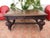 Fine Late 18th Century Carved Country Oak Library Table, circa 1790 Material: Oak, Metal Castors An impressive late 18th-...