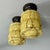 Art Deco Marbled Opaline & Burnished Brass Flush Mounts, Germany, 1930s, Set of 2 For Sale - Image 11 of 16