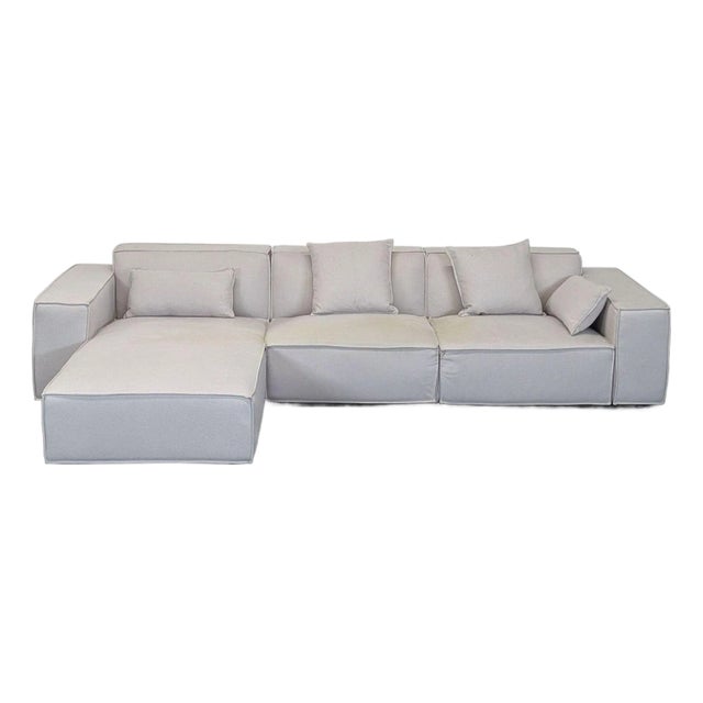 Rove Concepts Modern Sectional Sofa With Chaise For Sale