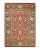 Red Mogul, One-of-a-Kind Hand-Knotted Area Rug in Red, 6' 3" x 8' 10" For Sale - Image 8 of 8