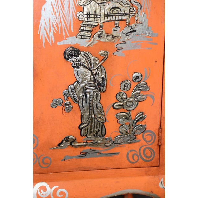 Unique Design Petitie Chinoiserie Style Italian Painted Commode For Sale - Image 15 of 15