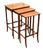 Edwardian Mahogany Nesting Tables, Set of 3 For Sale