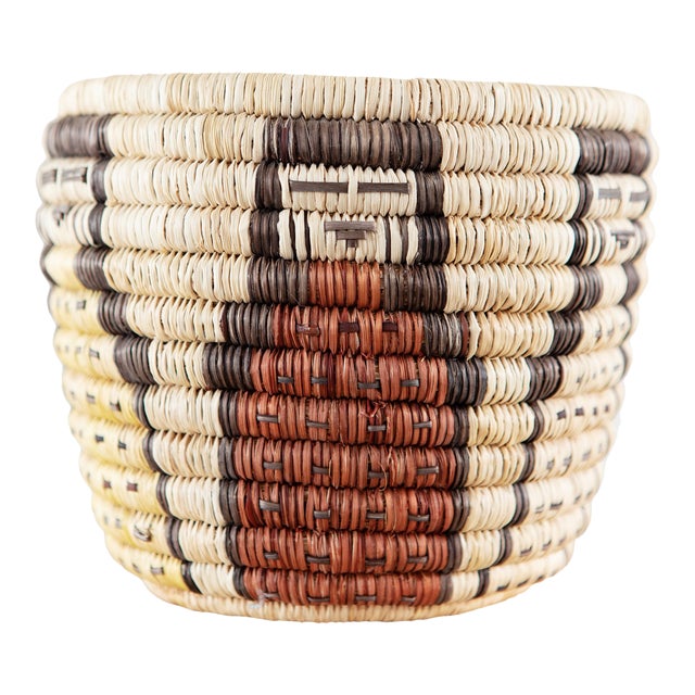 C. 1970s Hopi Attributed Corn Maiden Godess Basket For Sale