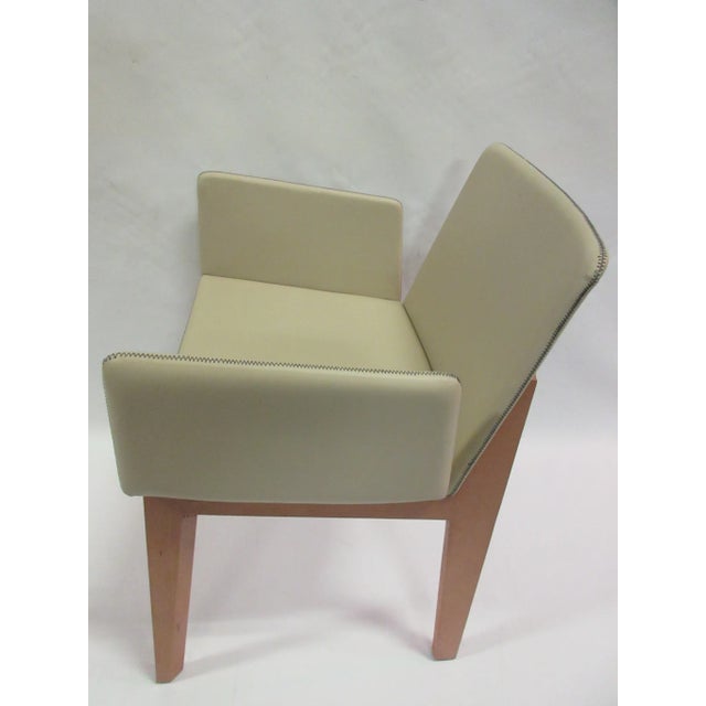 Beige New Ava Armchair in Beige Fabric by Capdell For Sale - Image 8 of 9
