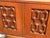 Vintage Mid-Century Modern Brutalist Carved Wood Nightstands – Pair For Sale In Philadelphia - Image 6 of 12