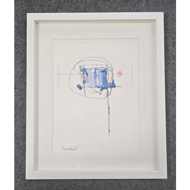 Set of 6 - Neutral Colors Palette Organic Modern Botanical Flower Original Oil Paintings / Contemporary Herbarium / Earth Tones For Sale - Image 9 of 12