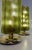 Aqua Murano Glass Table Lamps in Ribbed Green Glass and Brass, 2000s, Set of 2 For Sale - Image 8 of 18