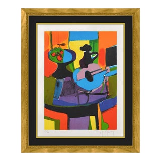 Mid 20th Century Abstract Still Life Composition, Marcel Mouly For Sale