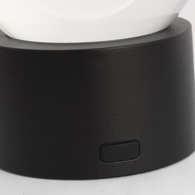 Sean Lavin by Visual Comfort Modern Mina Cordless/Rechargeable Table Lamp in Black For Sale In Chicago - Image 6 of 9