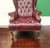 1990s Chesterfield Leather Wingback Chair With a Matching Ottoman by Ethan Allen For Sale - Image 12 of 12