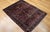 Antique Persian Sarouk Area Rug, Hand-Knotted Wool, Allover Floral Pattern, 3x5, Red & Navy For Sale In Chicago - Image 6 of 16