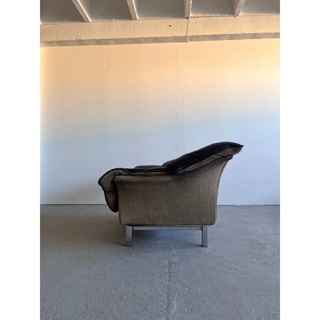 Mid-Century Leather Sofa from Ulferts Möbler, Sweden, 1980s For Sale - Image 4 of 12
