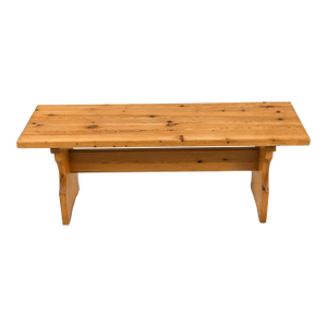 Scandinavian Pine Bench C. 1970s