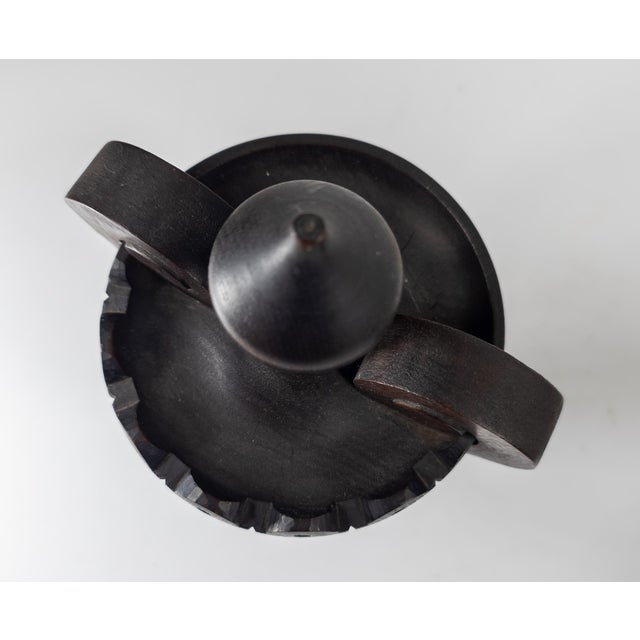 19th Century Carved Walnut Urn Form Decorative Finial For Sale - Image 10 of 12