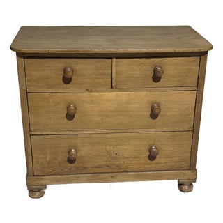 Antique Pine Two Over Two Drawers - Chest of Drawers From England For Sale