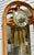 Vintage (1990's)Curio/Grandfathers Clock has a Contemporary Style. Made by Ridgeway Clocks. Wood case with Pendulum,...