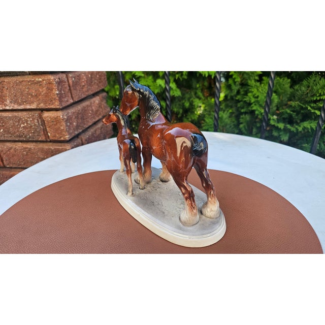 Porcelain Horse Figurine from Hertwig & Co., 1950s For Sale - Image 4 of 8