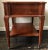Mid 20th Century Empire Mahogany and Leather Side Table For Sale - Image 4 of 9