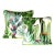 Pierre Frey Style Watercolor Botanical & Floral Reversible Linen Pillow Cover With Piping - a Pair For Sale