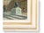 Decorative vintage French painting on board depicting the gardens of Versailles, with a sculptural urn, manicured hedges,...