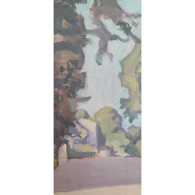 Frédéric Goerg, Paysage, Oil on Canvas For Sale - Image 6 of 10