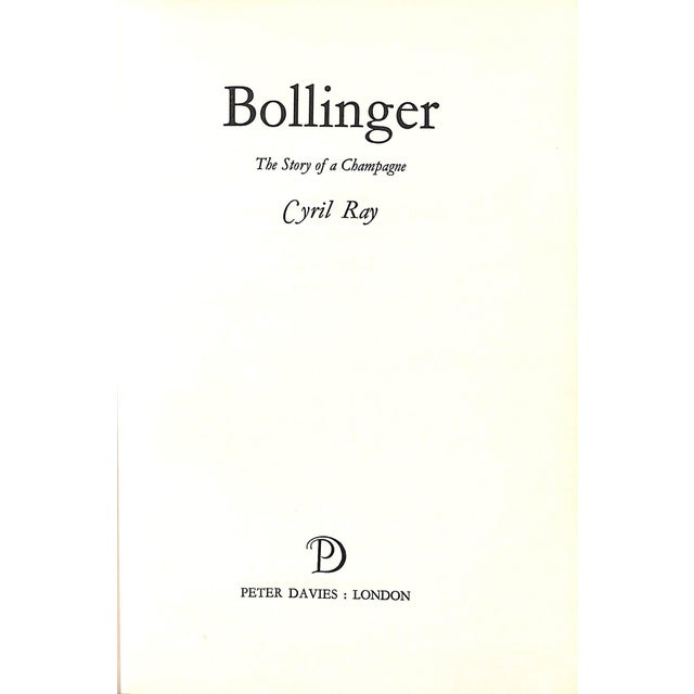Traditional "Bollinger: The Story of a Champagne" 1971 Ray, Cyril For Sale - Image 3 of 12