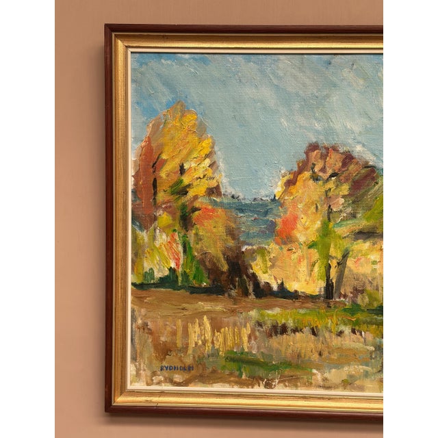 Gunnar Rydholm, Klar September, 1960s, Oil on Canvas, Framed For Sale - Image 12 of 18