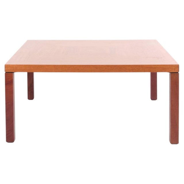 Large Square Coffee Table in Light Mahogany by Erik Jørgensen Møbelfabrik, 1960s For Sale - Image 10 of 10