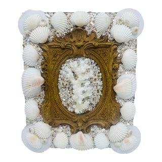 Antique Frame Mold With Shell Design For Sale