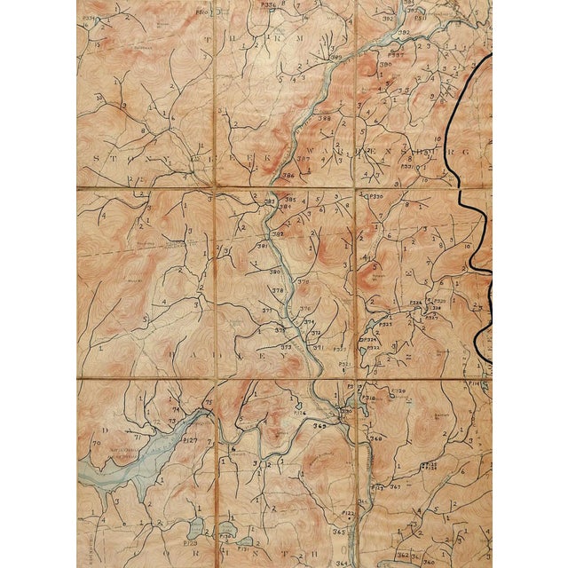 Luzerne New York 1903 Us Geological Survey Folding Map For Sale