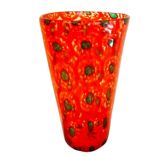 Transparent Glass Vase by 17 Patterns for Ercole Barovier, 1960s For Sale - Image 10 of 12