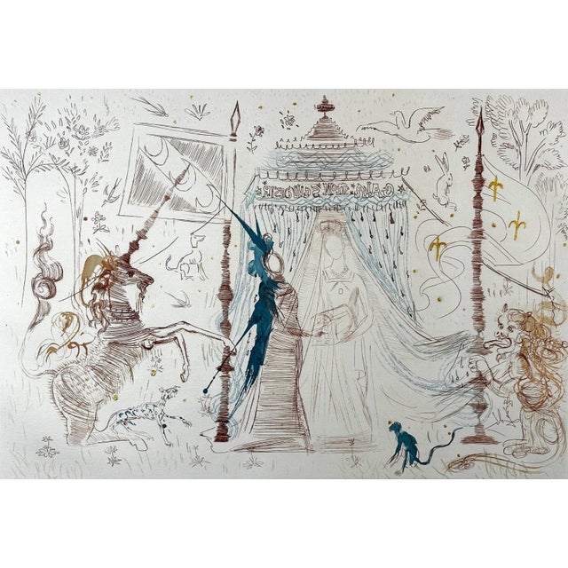 ARTIST: Salvador Dali TITLE: Gala, mon seul desir MEDIUM: Etching SIGNED: Hand Signed by Salvador Dali PUBLISHER: Jean...