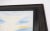 Original Signed Impressionist Oil Painting Sailboat Sunset in Black Rustic Frame For Sale - Image 6 of 10