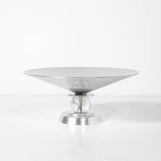 This striking centerpiece bowl by Kensington showcases the refined elegance and craftsmanship characteristic of the Art...